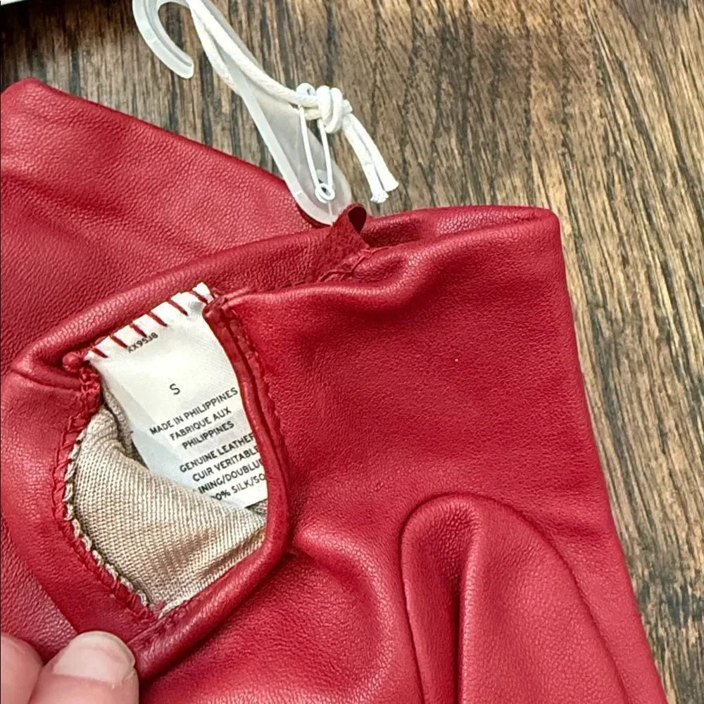 NWT Nordstrom Leather Gloves